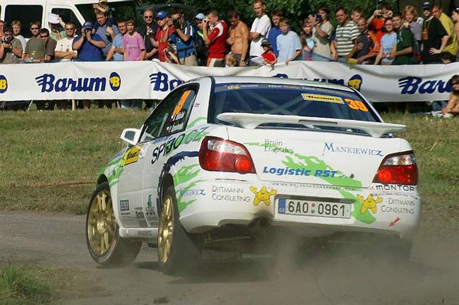 Hlasy po obhldce  trat slovensk  Rallye Koice. Start ji ztra