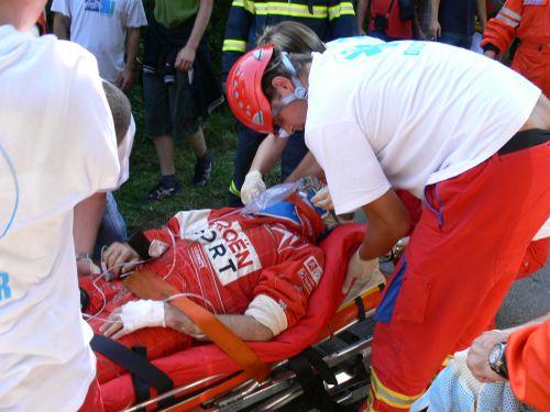 Tragick nehoda na Barumce 2007, posdka Karlk Kocman, foto hasii Zln