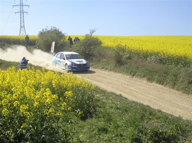 Rallye esk Krumlov 2007 odstartovna.