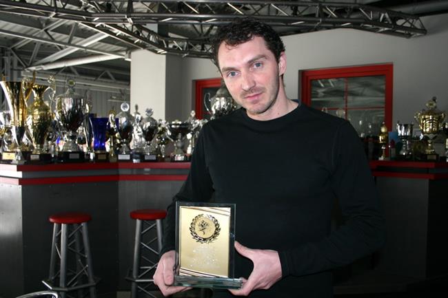 David Vreck pebr  cenu Sportovec st 2009, foto tmu