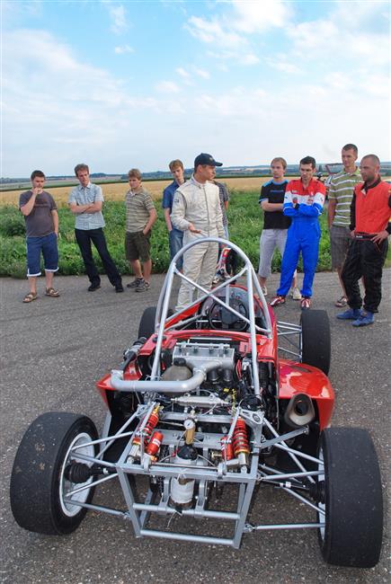 Jarek Jani radil konstruktrm  vozu Formule Student