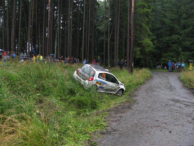 Rallye Agropa Paejov 2010 a karamboly, foto  Karel Koleko