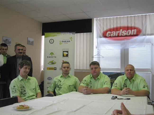 Tiskovka Czech Dakar Teamu objektivem Karla Koleka