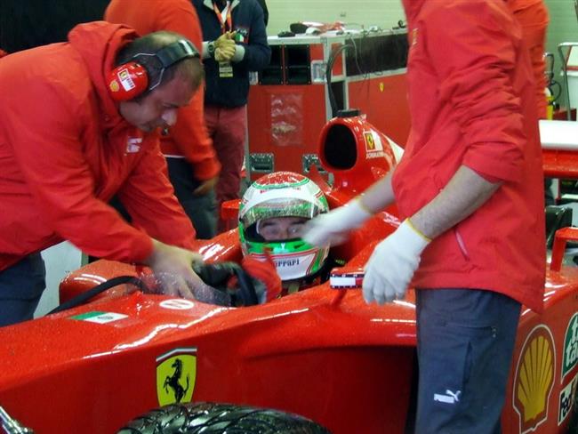 Slovk Jn Dani s Ferrari v Brn na vod  vybojoval vtzstv v kvalifikaci