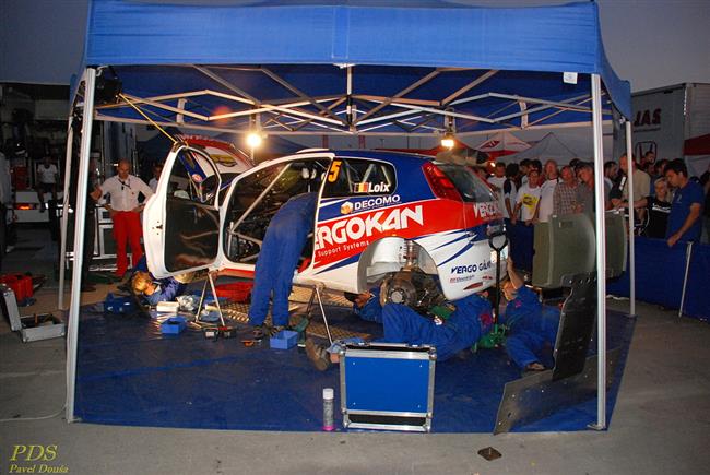 AZ pneu Rally Jesenky 2007 se bl. Jede se ji v vodu jna !