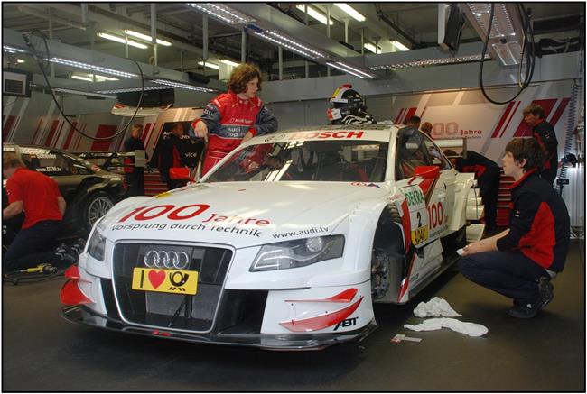 DTM 2009: Na nmeck trati Motorsportarena Oschersleben Tom Kostka trnct !