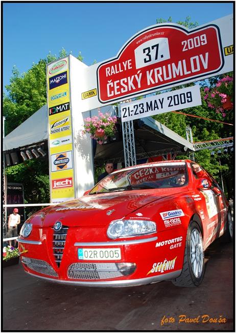 Martin Rada na Rallye esk Krumlov 2009, foto Pavel Doua