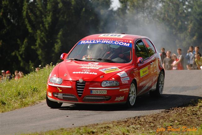 Martin Rada pi Barum Rally 2009, foto Pavel Doua