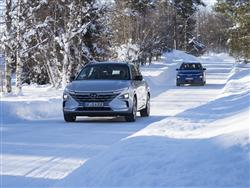 Hyundai NEXO a Kona Electric zvládnou i extrémní podmínky u severního polárního kruhu