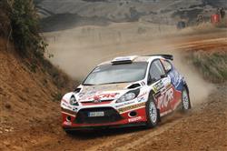Martin Prokop s Janem Tománkem a s Fordem Fiestou S2000 třetí také na Novém Zélandu