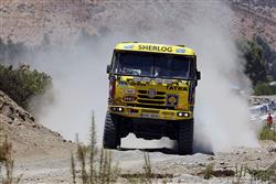 Dakar 2009: Královskou etapu v poušti Atacama dokončil Aleš Loprais na  dohled elity jako pátý !!