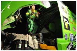 Dakar 2009: Spáčilův zelený MS RALLYTRUCK pokračuje s dakarskou karavanou dál směrem k cíli.