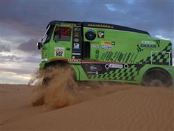 Technika Czech Dakar Teamu přejímkami na Dakar 2011 prošla doslova jako nůž máslem