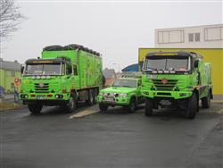Také zelený tým  CDT v tichosti vyrazil na Dakar 2012. Spáčil jede v roli  novináře.