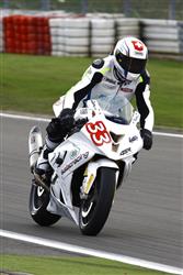 Michaël Savary (Salač Racing ) při FIM Superstock 1000 na Nürburgringu 16 tý.