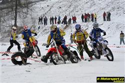 Klášterecký motoskijöring se přes nepřízeň počasí povedl.