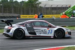 FIA GT3 v italské Adrii : Dvojice našinců s AUDI R8 LMS bez sportovního štěstí i  za body