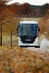 Scania představuje autobus Touring HD na Holiday World 2011 v Holešovicích