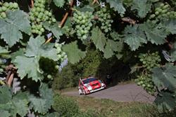 Citroën C2 Super 1600 ve víkendové Německé rallye zlatý a stříbrný
