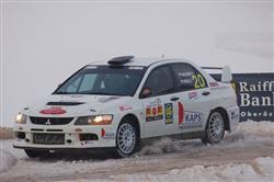 Pavel Valoušek při IQ Janner rallye 2008 začal výborně a na úvod dvakrát vyhrál