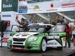 Juho Hänninen a Mikko Markkula s Fábií S2000 vyhráli víkendovou XXXVI. Rally Bohemia