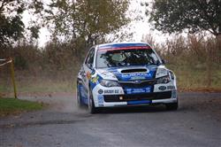 Václav Pech se v Jeseníkách se Subaru  Štajfova týmu moc nesvezl