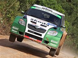 Osmý díl  IRC na portugalském ostrově Madeira opanovaly vozy továrního týmu Škoda Motorsport