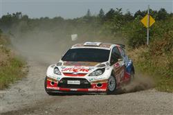 Martin Prokop v Japonsku po první etapě  přes menší drama druhý v SWRC