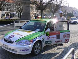 Rallye Vysočina : Motokrosař František Máca hned v premiéře za volantem Hondy vyhrál