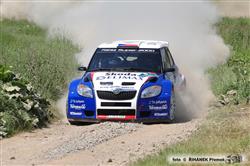 Pavel Valoušek a Zdeněk Hrůza převzali trofej pro nejlepší posádku českého rallyesportu