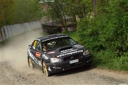 JT rally team v Lužických horách. Martin Vlček  pátý.