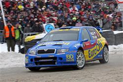 Václav Pech jun. s navigátorem Mirkem Topolánkem  s Fábií WRC opět zlatí v Praze