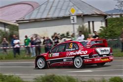 Lancer WRC05 Melichárkovi odmítl poslušnost ihned po výjezdu zo servisní zóny