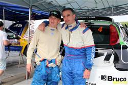 Jaromír Tarabus a Abarth Grande Punto S2000 bronzový na náročné Kopné