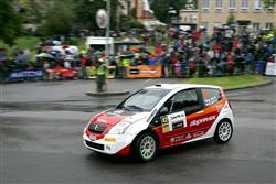 Nejúspěšnějšími účastníky CRT v Krumlově Miroslav Březík s Martinem Běhulou s C2