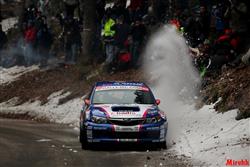 Vojtěch Śtajf se Subaru opět stříbrný mezi enky a v TOP dvacítce na Monte