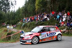 Antonín Tlusťák a Jan Škaloud s Fabií Super 2000 poskočili v ME na třetí příčku