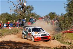 Jan Kopecký před startem  Rallye Sardinia