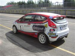 Na  Rallye Střela Žihle pět posádek s vozy Ford Fiesta1,3 Cup
