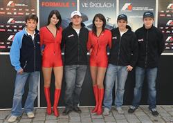 Formule 1 ve školách i s patrony projektu zavítali do Telče