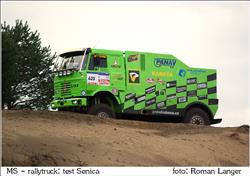 Testování dakarského týmu Marka Spáčila MS RALLY TRUCK v bojových podmínkách