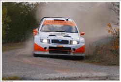 Také auta předjezdců při IQ Jänner Rallye 2008 mají špičkové posádky