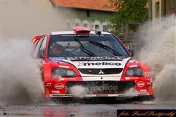 Jaroslav Melichrek  s Mitsubishi Lancer WRC05  po Vykov pojede taky ve Vsetn