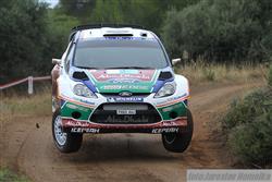 Rallye Australia 2011 vyhrla dvojice Ford Fiesta RS, tet Peter Solberg