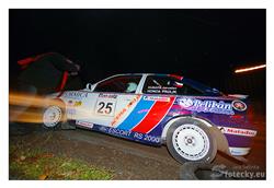 Nehoda se zraněním několika  diváků na Pongratz Rallye Kralovice 2008.