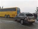 Havárie několika vozidel, včetně autobusu, na D1