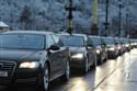Velkolepé entréé připravilo Audi pro příchod své nejnovější vlajkové lodi Audi A8 Long