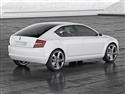 Škoda a její  designová studie, představená v Ženevě 2011
