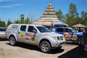 Dakar 2009 a press car Loprais týmu, foto týmu J. Vintr