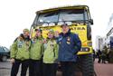Tatra Loprais team na přejímkách -Dakar 2009, foto týmu
